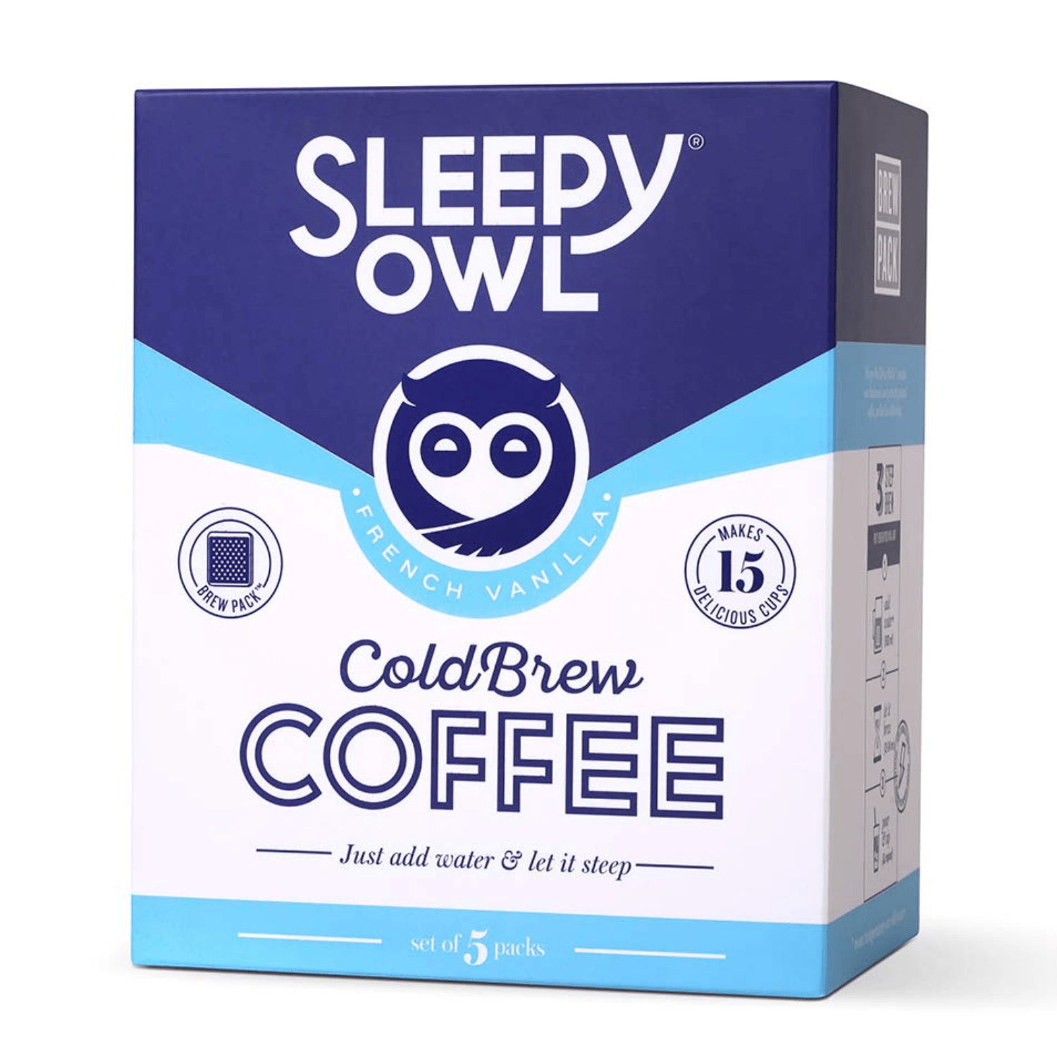 Buy Sleepy Owl Hot Brew Coffee French Vanilla Online at Best Price